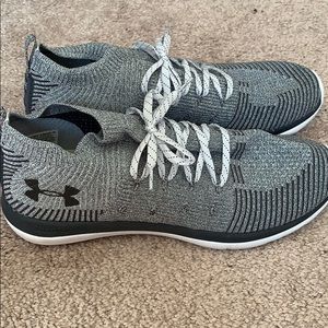 Gray Under Armour Running Shoes